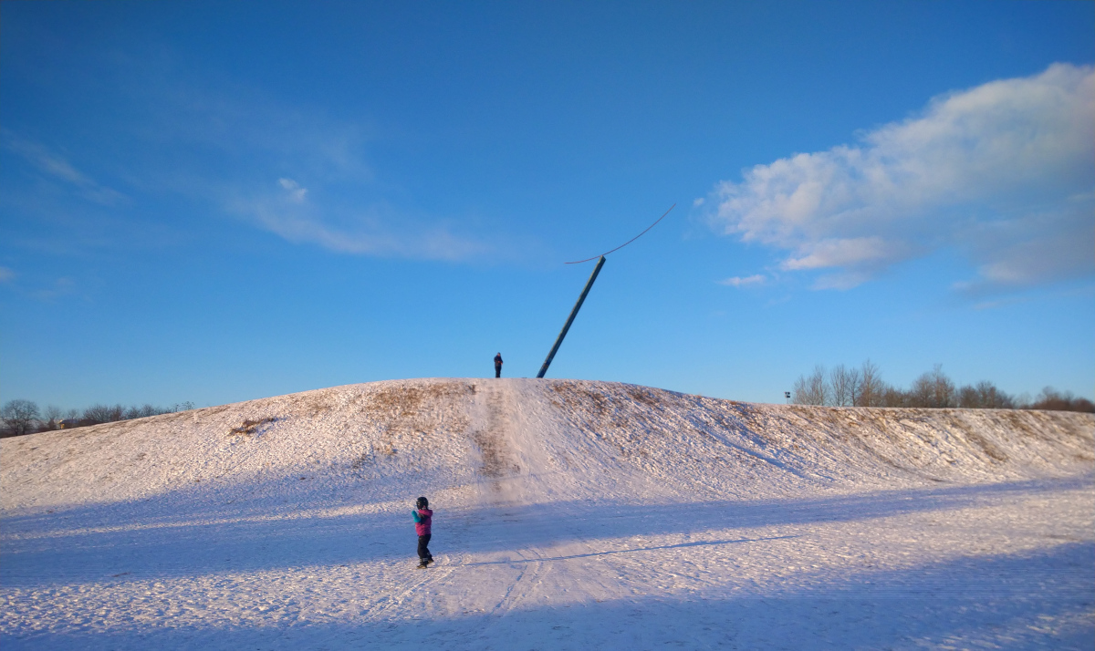 Akebakken i Årstaparken